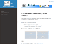 Tablet Screenshot of itela.info